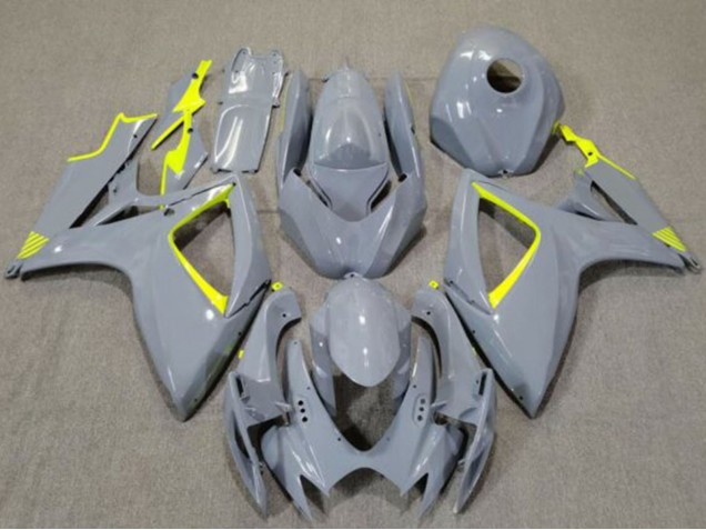Purchase 2006-2007 Nardo Grey High Viz Yellow Suzuki GSXR 600 / GSXR 750 Motorcycle Fairings UK