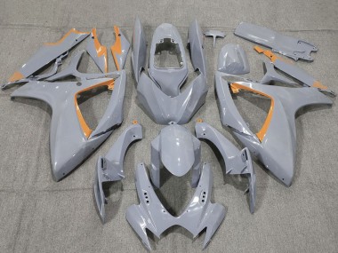 Purchase 2006-2007 Nardo Grey and Orange Trim Suzuki GSXR 600 / GSXR 750 Motorcycle Fairings UK