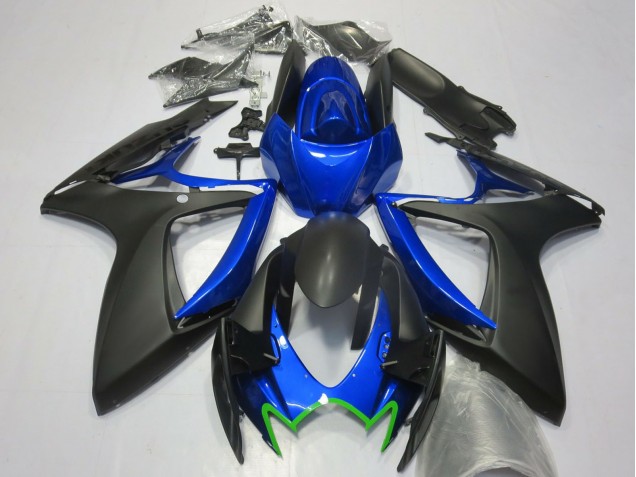 Purchase 2006-2007 Blue Matte Black Green OEM Style Suzuki GSXR 600 / GSXR 750 Motorcycle Fairings UK