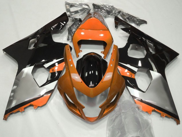 Purchase 2004-2005 Orange Silver Black Suzuki GSXR 600 / GSXR 750 Motorcycle Fairings UK