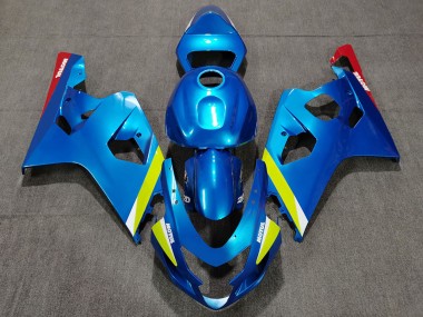 Purchase 2004-2005 Blue Yellow Red Suzuki GSXR 600 / GSXR 750 Motorcycle Fairings UK
