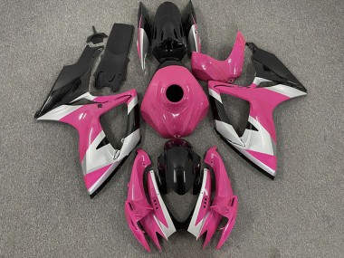 Purchase 2006-2007 Pink Silver Glossy Black Suzuki GSXR 600 / GSXR 750 Motorcycle Fairings UK