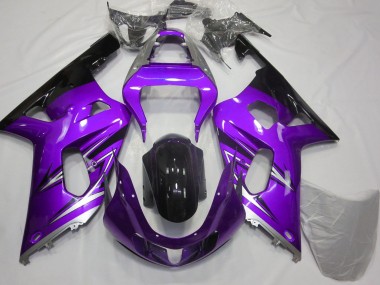 Purchase 2001-2003 Purple Silver Glossy Black Suzuki GSXR 600 / GSXR 750 Motorcycle Fairings UK