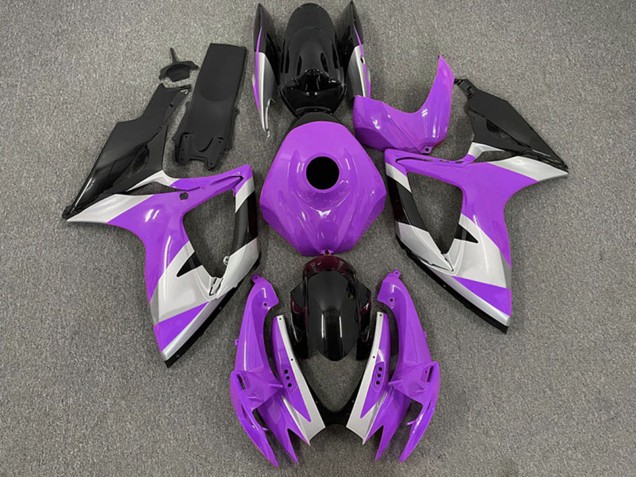 Purchase 2006-2007 Purple Silver Glossy Black Suzuki GSXR 600 / GSXR 750 Motorcycle Fairings UK