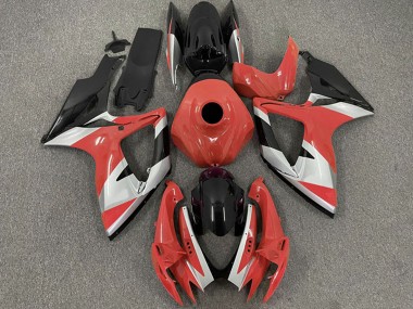 Purchase 2006-2007 Red Silver Black Suzuki GSXR 600 / GSXR 750 Motorcycle Fairings UK