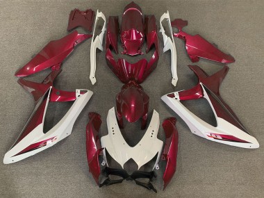 Purchase 2008-2010 White Red OEM Style Suzuki GSXR 600 / GSXR 750 Motorcycle Fairings UK