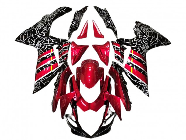 Purchase 2011-2024 Red Black Spider Suzuki GSXR 600 / GSXR 750 Motorcycle Fairings UK