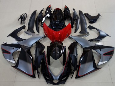 Purchase 2011-2024 Grey Red Glossy Black Suzuki GSXR 600 / GSXR 750 Motorcycle Fairings UK