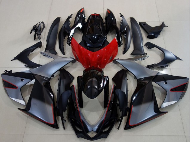 Purchase 2011-2024 Grey Red Glossy Black Suzuki GSXR 600 / GSXR 750 Motorcycle Fairings UK