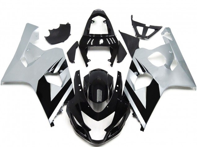 Purchase 2004-2005 White Glossy Black OEM Style Suzuki GSXR 600 / GSXR 750 Motorcycle Fairings UK