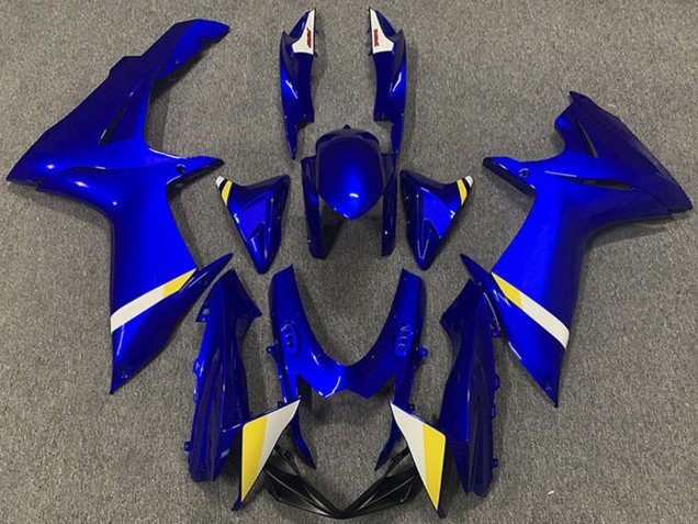 Purchase 2011-2024 Blue White Yellow Suzuki GSXR 600 / GSXR 750 Abs Motorcycle Fairings UK