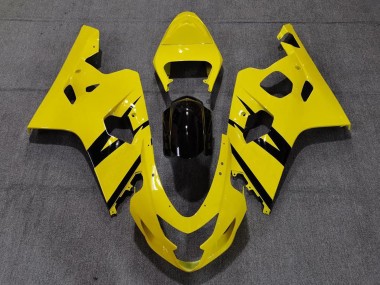Purchase 2004-2005 Yellow Glossy Black OEM Style Suzuki GSXR 600 / GSXR 750 Motorcycle Fairings UK