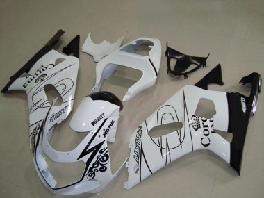 Purchase 2001-2003 White Black Corona Alstare Suzuki GSXR 600 / GSXR 750 Motorcycle Fairings UK