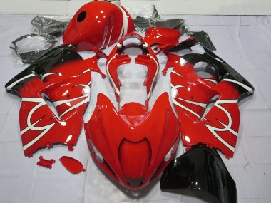 Purchase 1996-2007 Red White Black Suzuki GSXR 1300 Motorcycle Fairings UK