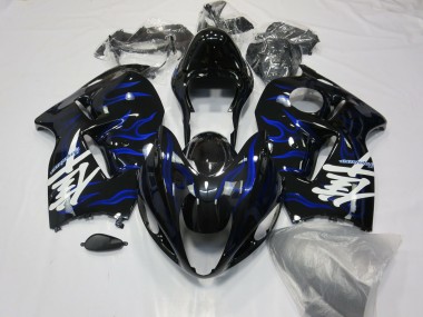 Purchase 1996-2007 Blue Swirl Suzuki GSXR 1300 Motorcycle Fairings UK