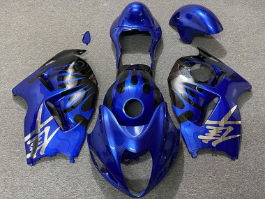 Purchase 1996-2007 Deep Blue and Black Suzuki GSXR 1300 Motorcycle Fairings UK