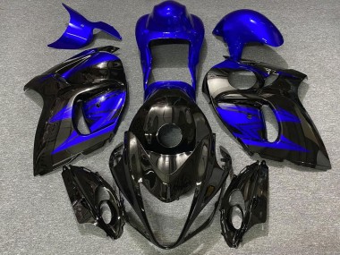 Purchase 2008-2020 Glossy Black and Deep Blue Suzuki GSXR 1300 Motorcycle Fairings UK