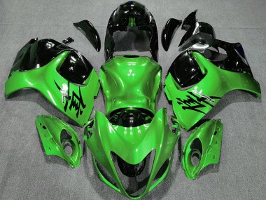 Purchase 2008-2020 Glossy Green and Black Suzuki GSXR 1300 Motorcycle Fairings UK