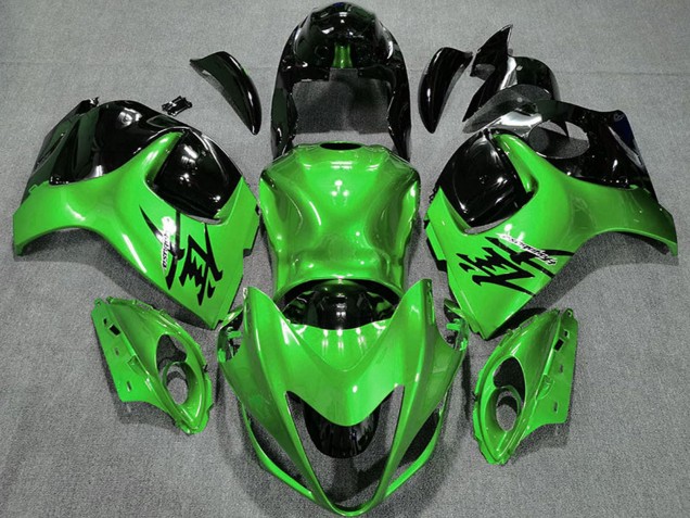Purchase 2008-2020 Glossy Green and Black Suzuki GSXR 1300 Motorcycle Fairings UK