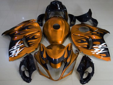 Purchase 2008-2020 Glossy Orange Black Suzuki GSXR 1300 Motorcycle Fairings UK
