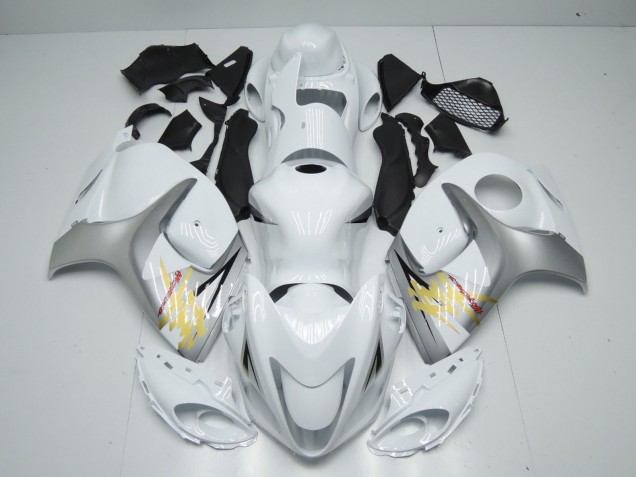 Purchase 2008-2020 White Silver Yellow Suzuki GSXR 1300 Motorcycle Fairings UK