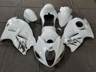 Purchase 1996-2007 White OEM Style with Silver Decals Suzuki GSXR 1300 Motorcycle Fairings UK
