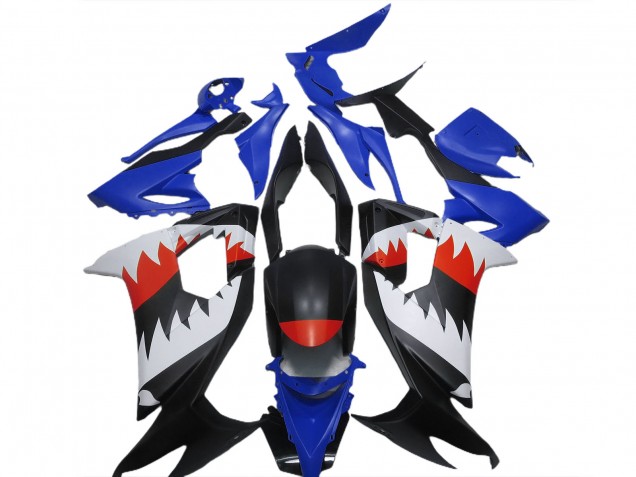 Purchase 2008-2010 Blue Black White Red Shark Kawasaki ZX10R Motorcycle Fairings UK
