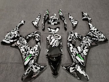 Purchase 2008-2010 Camouflage Green Decals Kawasaki ZX10R Motorcycle Fairings UK