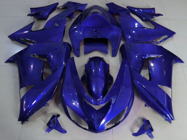 Purchase 2006-2007 Dark Blue Kawasaki ZX10R Motorcycle Fairings UK