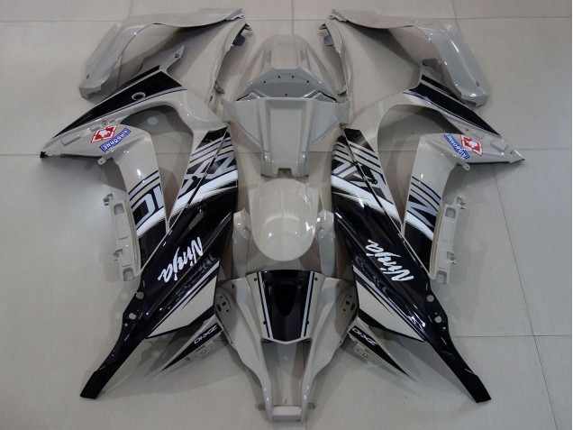Purchase 2011-2015 Grey White Black Kawasaki ZX10R Motorcycle Fairings UK