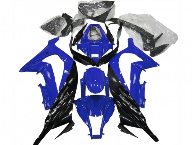 Purchase 2011-2015 Blue Glossy Black Kawasaki ZX10R Motorcycle Fairing UK