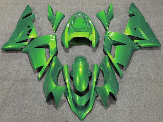 Purchase 2004-2005 Glossy Green Kawasaki ZX10R Motorcycle Fairings UK