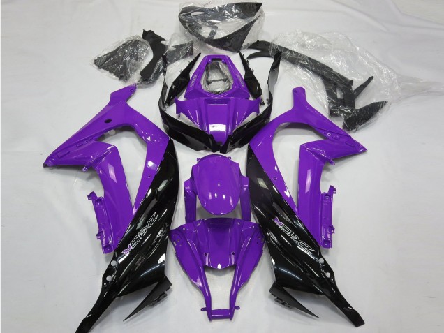 Purchase 2011-2015 Purple Glossy Black Kawasaki ZX10R Motorcycle Fairings UK