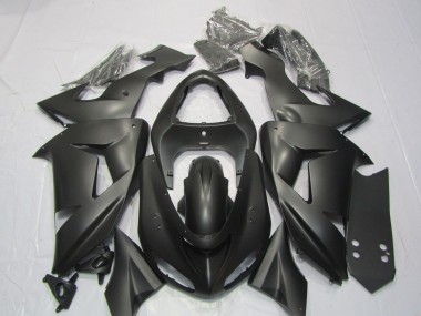 Purchase 2006-2007 Matte Black Kawasaki ZX10R Motorcycle Fairings UK