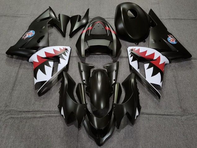 Purchase 2004-2005 Matte Black Betty Bomber Kawasaki ZX10R Motorcycle Fairings UK