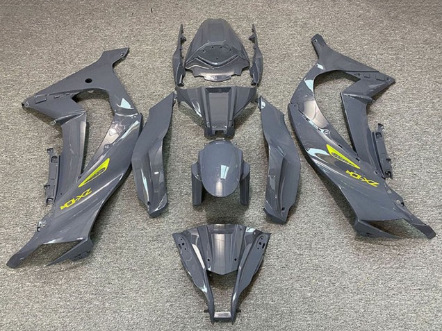 Purchase 2011-2015 Nardo Grey Yellow Kawasaki ZX10R Motorcycle Fairings UK