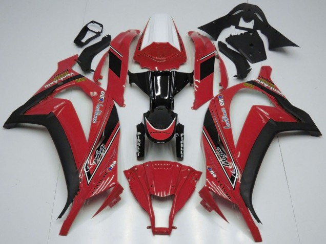 Purchase 2011-2015 White Red Glossy Black OEM Style Kawasaki ZX10R Motorcycle Fairings UK