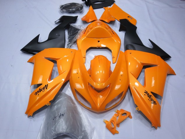 Purchase 2006-2007 Orange Kawasaki ZX10R Motorcycle Fairings UK