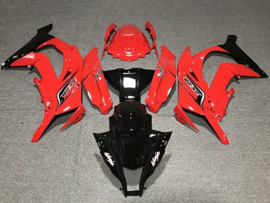 Purchase 2011-2015 Red Glossy Black Kawasaki ZX10R Motorcycle Fairings UK