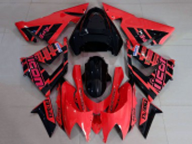 Purchase 2004-2005 Red and Black Logo Kawasaki ZX10R Motorcycle Fairings UK