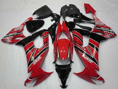 Purchase 2008-2010 Red Black Kawasaki ZX10R Motorcycle Fairings UK
