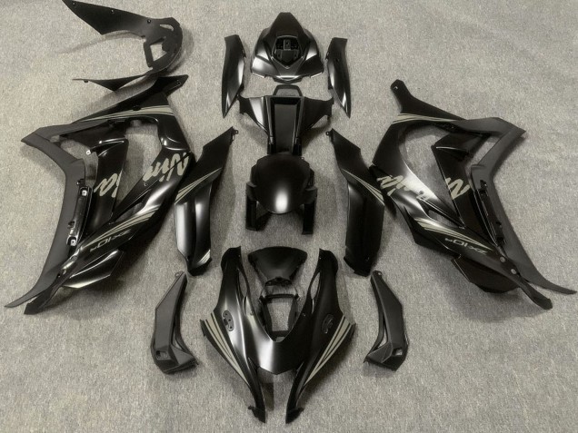 Purchase 2016-2020 Matte Black Grey Ninja Kawasaki ZX10R Motorcycle Fairings UK