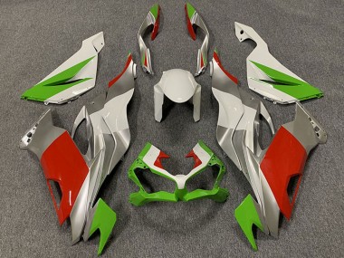 Purchase 2019-2022 White Silver Green Red Kawasaki ZX6R Motorcycle Fairings UK