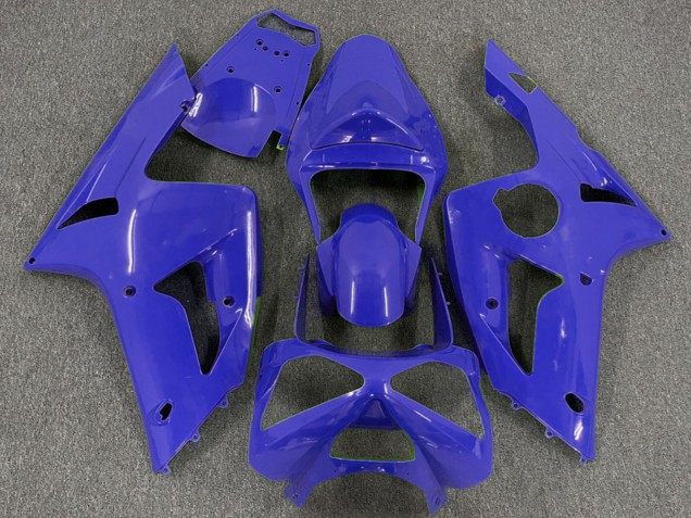 Purchase 2003-2004 Blue Kawasaki ZX6R Motorcycle Fairings UK