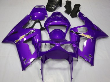 Purchase 2003-2004 Purple Kawasaki ZX6R Motorcycle Fairings UK