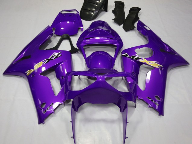 Purchase 2003-2004 Purple Kawasaki ZX6R Motorcycle Fairings UK