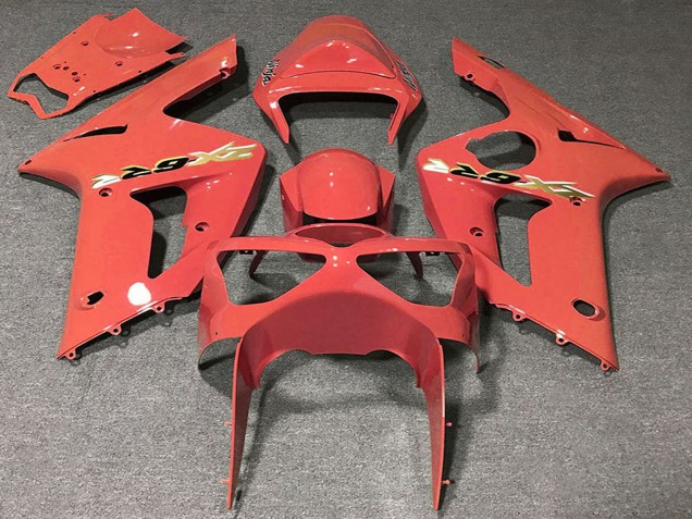 Purchase 2003-2004 Grapefruit Kawasaki ZX6R Motorcycle Fairings UK