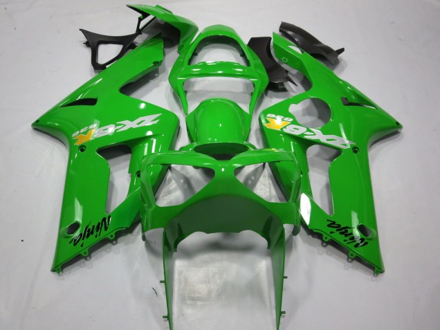 Purchase 2003-2004 Green OEM Style Kawasaki ZX6R Motorcycle Fairings UK