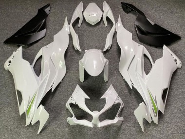 Purchase 2019-2022 Pearl White Green Kawasaki ZX6R Motorcycle Fairings UK