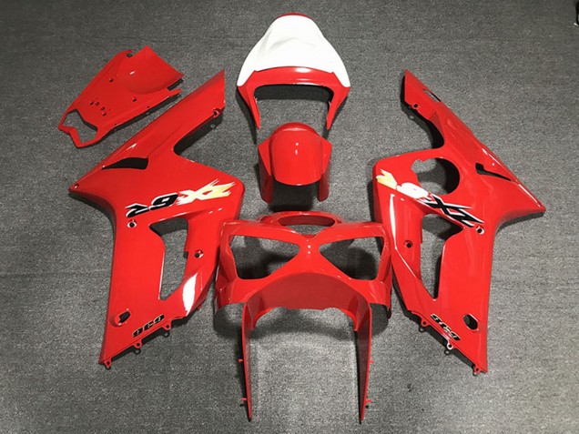 Purchase 2003-2004 Red 636 Kawasaki ZX6R Motorcycle Fairings UK